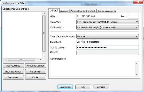Tester la configuration de VSFTPD avec FileZilla Tester la configuration de VSFTPD avec FileZilla